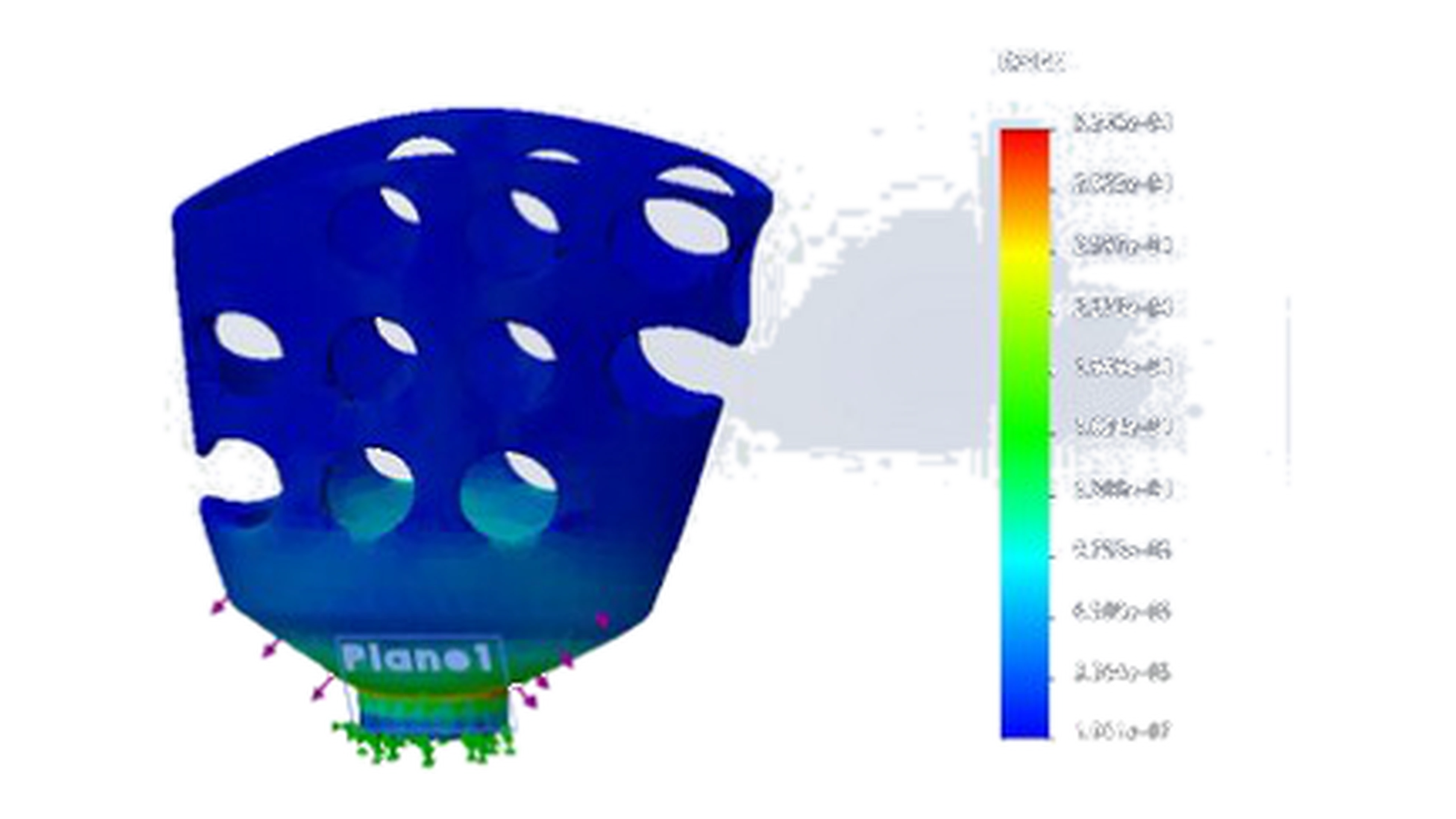 Prosthetic socket strain result